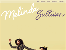 Tablet Screenshot of melindasullivan.com